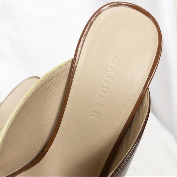 Wandler Niva Two Tone Contrast Leather Mules - Picture 10 of 11